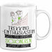 Trekking-Enthusiastin Weil Es Keinen Schöneren Beruf Gibt Tasse Geschenk für Eine Trekking-Enthusiastin Lustig Weiß Trendation