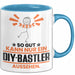 DIY-Bastler Geschenk Tasse So Gut Kann Nur Ein DIY-Bastler Aussehen Geschenkidee Kaffee-Becher Blau Trendation