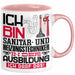 Sanitär- und Heizungstechniker Ausbildung Tasse Geschenk Ich Bin Sanitär- und Heizungstechniker In Der Ausbildung Ich Darf Das Geschenkidee Spruch Rosa Trendation