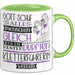 Kletterführerin Geschenk Becher Tasse Gott Schuf Alle Menschen Gleich Nur Die Besten Durfeten Kletterführerin Werden Geschenkidee Lustig Grün Trendation