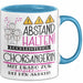 Chorsängerin Tasse Geschenk Lustig Abstand Halten Hochleistungs-Chorsängerin Mit Drang Zur Perfektion Bei Der Arbeit Blau Trendation