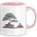 Bonsai Liebhaber Tasse Geschenkidee Miniaturbaum Künstler Rosa Trendation