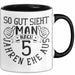 Hölzerne Hochzeit Tasse Geschenk Ehemann Ehefrau Partner So Gut Sieht Man Nach 5 Jahren Ehe Aus Trendation