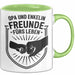 Opa Enkelin Tasse Geschenk Lustige Geschenkidee Spruch Freunde Fürs Leben Grün Trendation