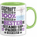 Stand-Up-Paddler Geschenk Lustiger Spruch für Stand-Up-Paddler Geschenkidee Bester Stand-Up-Paddler Der Welt Grün Trendation