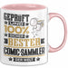 Comic-Sammler Geschenk Lustiger Spruch für Comic-Sammler Geschenkidee Bester Comic-Sammler Der Welt Rosa Trendation