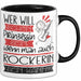 Rockerin Tasse Geschenk Spruch Wer Will Schon Prinzessin Sein Wenn Man Auch Rockerin Sein Kann Trendation