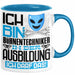 Bühnentechniker Ausbildung Tasse Geschenk Ich Bin Bühnentechniker In Der Ausbildung Ich Darf Das Geschenkidee Spruch Blau Trendation