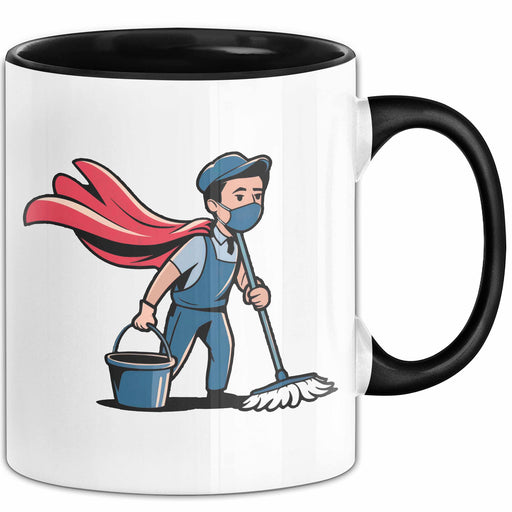 Hausmeister Tasse Geschenkidee Reinigungsheld Lustiger Geschenkidee Lustig Trendation