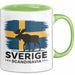 Schweden Skandinavien Schwedisch Tasse Geschenk Lustige Geschenkidee Spruch Elk Bull Sverige Scandinavia Grün Trendation