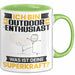 Outdoor-Enthusiast Tasse Geschenk für Outdoor-Enthusiast Geburtstag Lustiger Spruch Kaffee-Becher Was Ist Deine Superkraft Grün Trendation