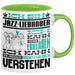 Jazz-Liebhaber Geschenk Tasse Lustige Geschenkdiee für einen Jazz-Liebhaber Geburtstag Ich Bin Jazz-Liebhaber Ich Kann Es Dir Erklären Aber Nicht Für Dich Verstehen Grün Trendation