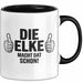 Elke Tasse Geschenk Die Elke Macht Dat Schon Geschenkidee Becher mit Name Schwarz Trendation