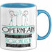Opernfan Weil Es Keinen Schöneren Beruf Gibt Tasse Geschenk für Eine Opernfan Lustig Blau Trendation