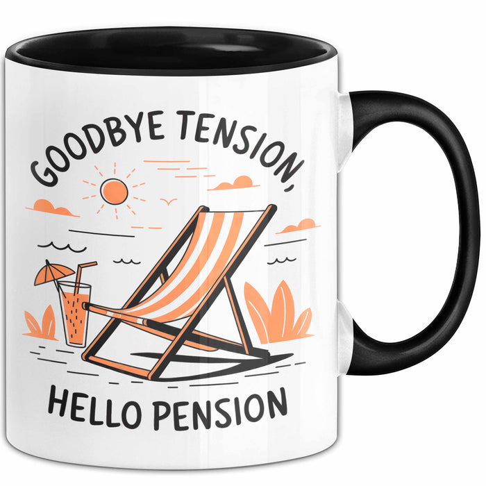 Ruhestand Tasse Geschenk Lustige Geschenkidee Spruch Für Entspanntes Leben Liebhaber Trendation