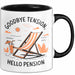 Ruhestand Tasse Geschenk Lustige Geschenkidee Spruch Für Entspanntes Leben Liebhaber Trendation