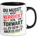 Fußball Tasse Geschenk Sei ein Torwart Fußballfan Geschenkidee Lustig Trendation