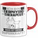 Tierphysiotherapeut Tasse Geschenk für Tierphysiotherapeut Geburtstag Lustiger Spruch Kaffee-Becher Was Ist Deine Superkraft Rot Trendation