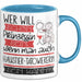 Haustier-Tätowiererin Tasse Geschenk Spruch Wer Will Schon Prinzessin Sein Wenn Man Auch Haustier-Tätowiererin Sein Kann Blau Trendation