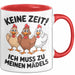 Huhn Tier Bauer Tasse Becher Geschenk Lustige Geschenkidee Spruch Keine Zeit Ich Muss Zu Meinen Mädels Rot Trendation