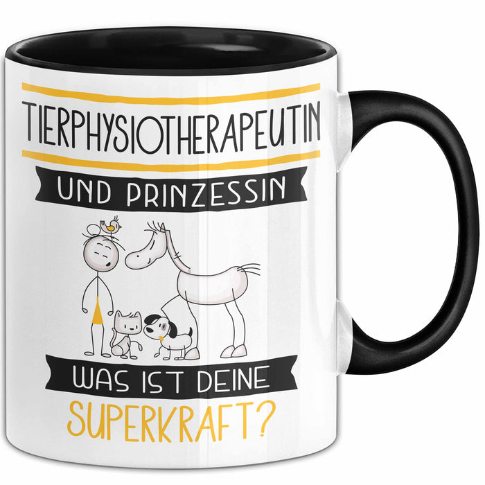 Tierphysiotherapeutin Und Prinzessin Tasse Geschenk Für Eine Tierphysiotherapeutin Geburtstag Was Ist Deine Superkraft Trendation