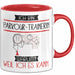 Parkour-Trainerin Tasse Geschenk Ich Bin Parkour-Trainerin Warum Weil Ich Es Kann Geschenkidee Geburtstag Rot Trendation