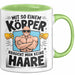 Glatzkopf Männer Tasse Geschenkidee Du Brauchst Keine Haare Grün Trendation