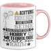 Hobbymeteorologe Geschenk Tasse Lustiger Spruch Erheben Sie Sich Der Hobbymeteorologe Betritt den Raum Rosa Trendation