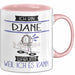 DJane Tasse Geschenk Ich Bin DJane Warum Weil Ich Es Kann Geschenkidee Geburtstag Rosa Trendation