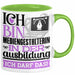 Mediengestalterin Ausbildung Start Geschenk Tasse Ich Bin Mediengestalterin In Der Ausbildung Ich Darf Das Kaffee-Becher Geschenkidee Grün Trendation