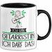Geschenk für Gitarristin Tasse Lustige Geschenkidee Geburtstag Ich Bin Gitarristin Ich Darf Das Trendation
