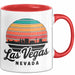 Las Vegas Nevada USA Tasse Geschenk Lustige Geschenkidee Spruch Rot Trendation