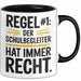 Schulassistenz Wertschätzung Tasse Geschenk Lustige Geschenkidee Spruch Der Schulbegleiter Hat Immer Recht Trendation