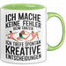 Tanzen Tänzer Tasse Geschenk Ich mache keine Fehler Geschenkidee Lustig Grün Trendation