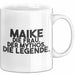 Maike Tasse Maike – Die Frau. Der Mythos. Die Legende. Geschenk Weiß Trendation