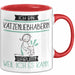 Katzenliebhaberin Tasse Geschenk Ich Bin Katzenliebhaberin Warum Weil Ich Es Kann Geschenkidee Geburtstag Rot Trendation