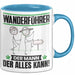 Wanderführer Tasse Geschenk für Wanderführer Der Mann Der Alles Kann Geschenkidee zum Geburtstag Blau Trendation