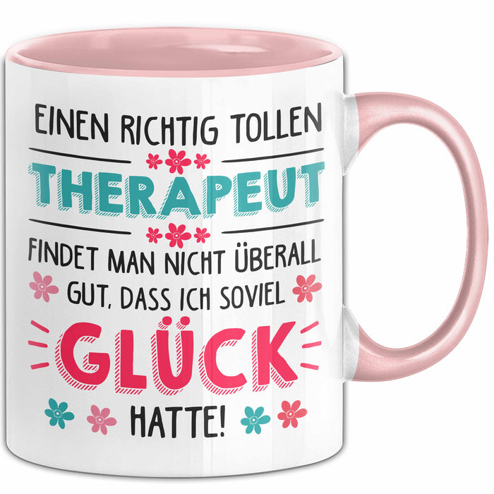 Physiotherapeut Physiotherapie Tasse Geschenk Lustige Geschenkidee Spruch Eine Richtig Tolle Therapeut Findet Man Nicht Überall Rosa Trendation