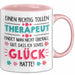 Physiotherapeut Physiotherapie Tasse Geschenk Lustige Geschenkidee Spruch Eine Richtig Tolle Therapeut Findet Man Nicht Überall Rosa Trendation