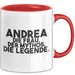Andrea Tasse Andrea – Die Frau. Der Mythos. Die Legende. Geschenk Rot Trendation