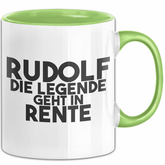 Rudolf Tasse Rudolf – Die Legende Geht In Rente Geschenk