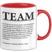 Büroarbeit Kollege Wertschätzung Tasse Geschenk Lustige Geschenkidee Spruch Team Rot Trendation