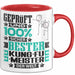 Kung-Fu-Meister Geschenk Lustiger Spruch für Kung-Fu-Meister Geschenkidee Bester Kung-Fu-Meister Der Welt Rot Trendation