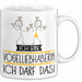 Geschenk für Vogelliebhaberin Tasse Lustige Geschenkidee Geburtstag Ich Bin Vogelliebhaberin Ich Darf Das Weiß Trendation
