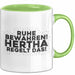 Hertha Tasse Ruhe Bewahren! Hertha Regelt Das! Geschenk Grün Trendation