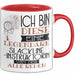 Slackline-Instruktorin Tasse Geschenk Ich Bin Diese Eine Legendäre Slackline-Instruktorin Von Der Alle Reden Geschenkidee Geburtstag Weihnachten Rot Trendation