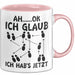 Tanzlehrer Tasse Geschenk Ah Ok Ich Glaub Ich Habs Jetzt Tanzen Tänzer Geschenkidee Rosa Trendation