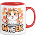 Meerschweinchen Tierliebhaber Tasse Geschenk Lustige Geschenkidee Spruch Wheek Rot Trendation