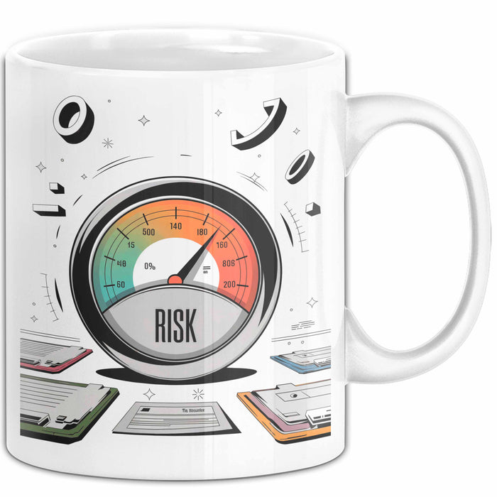 Aktuar Tasse Geschenk Lustige Geschenkidee Spruch Für Risiko Analysten Weiß Trendation