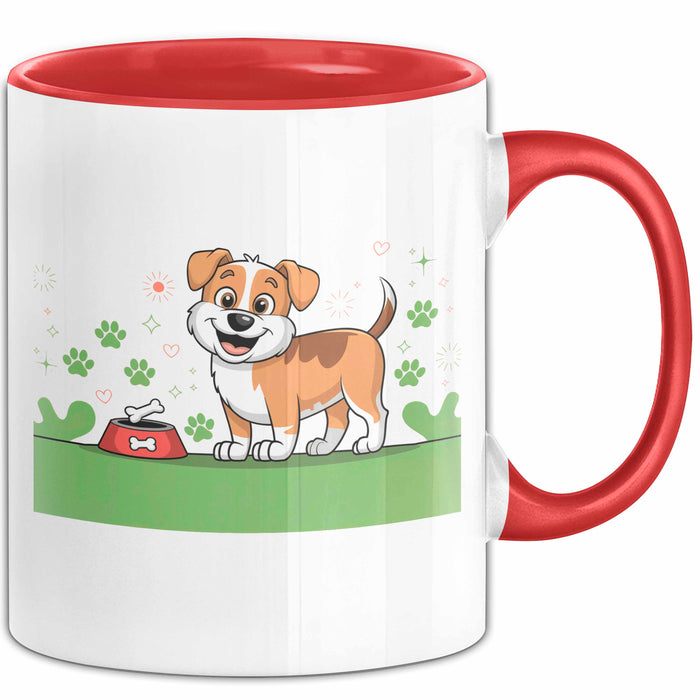 Hundebesitzer Tasse Geschenk Lustige Geschenkidee Spruch Für Hunde Eltern Rot Trendation